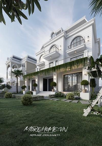  Thiết kế biệt thự vườn tân cổ điển đẹp, cao cấp tại Tuần Châu Quảng Ninh